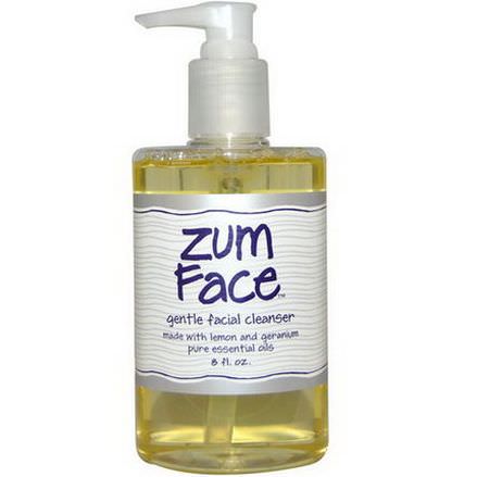 Indigo Wild, Zum Face, Gentle Facial Cleanser, Lemon and Geranium Pure Essential Oils, 8 fl oz