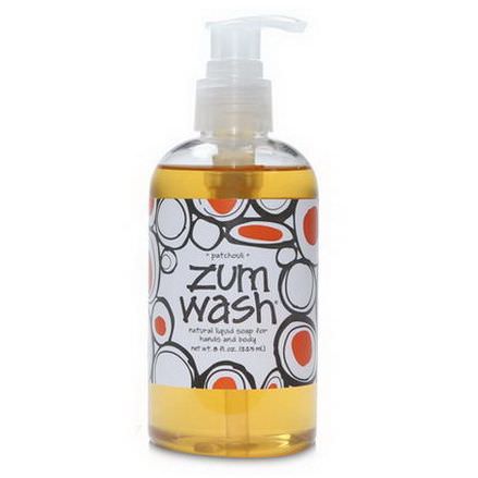 Indigo Wild, Zum Wash, Natural Liquid Soap for Hands and Body, Patchouli 225ml