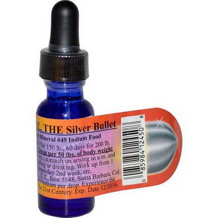Indiumease, The Silver Bullet, Liquid Mineral, 1/2 oz