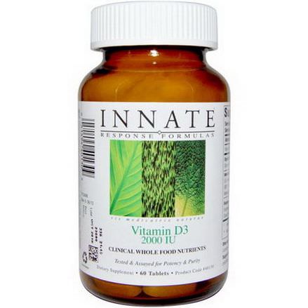 Innate Response Formulas, Vitamin D3, 2000 IU, 60 Tablets