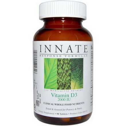 Innate Response Formulas, Vitamin D3, 2000 IU, 90 Tablets