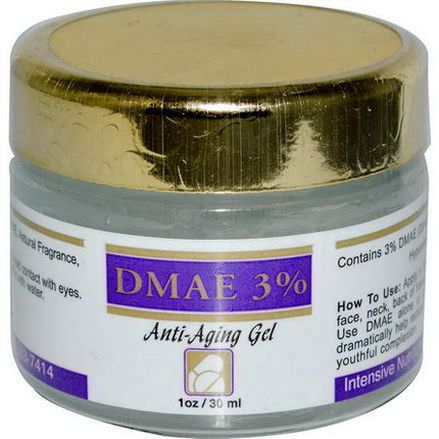 Intensive Nutrition, DMAE 3%, Anti-Aging Gel 30ml