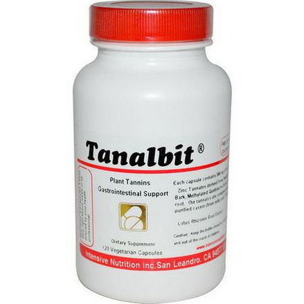Intensive Nutrition, Tanalbit, Plant Tannins for Gastrointestinal Support, 120 Veggie Caps