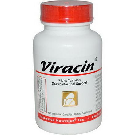 Intensive Nutrition, Viracin, Plant Tannins Gastrointestinal Support, 120 Veggie Caps