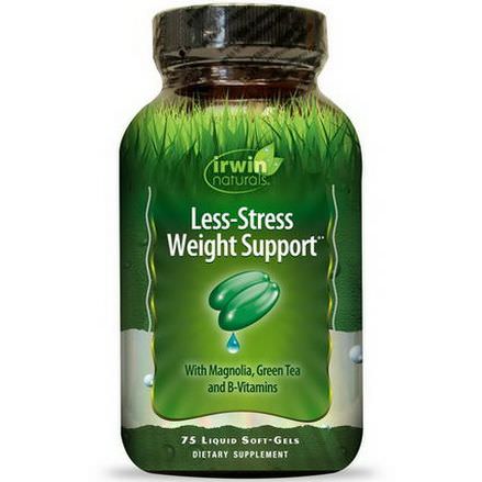 Irwin Naturals, Less-Stress Weight Support, 75 Liquid Soft-Gels