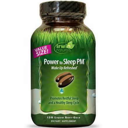 Irwin Naturals, Power to Sleep PM, 120 Liquid Soft-Gels