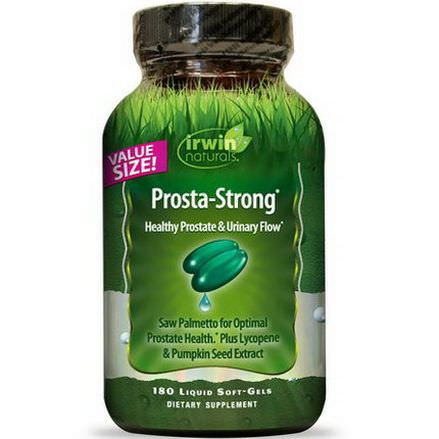 Irwin Naturals, Prosta-Strong, Healthy Prostate&Urinary Flow, 180 Liquid Soft-Gels