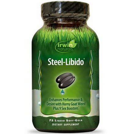 Irwin Naturals, Steel Libido, 75 Liquid Soft-Gels