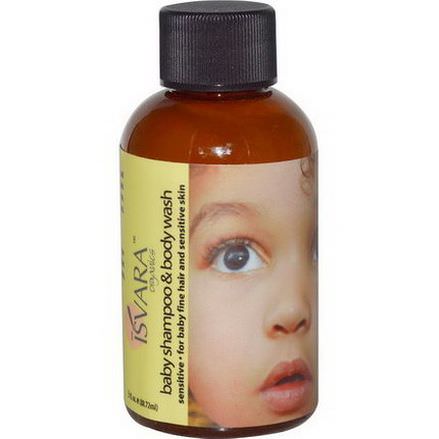 Isvara Organics, Baby Shampoo&Body Wash, Sensitive 88.72ml