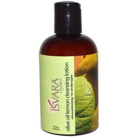 Isvara Organics, Cleansing Lotion, Olive Oil Lemon 162ml