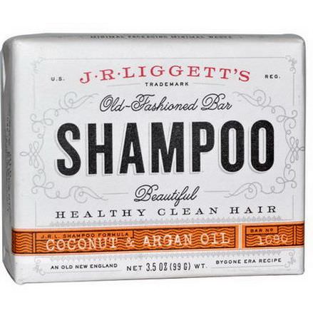 J.R. Liggett's, Old Fashion Bar, Shampoo, Coconut&Argan Oil 99g