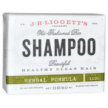 J.R. Liggett's, Old-Fashioned Shampoo Bar, Herbal Formula 99g
