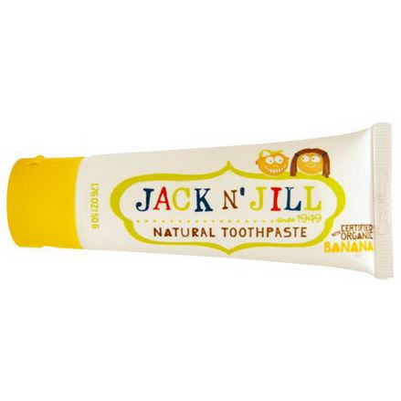 Jack n'Jill, Natural Toothpaste, With Certified Organic Banana 50g