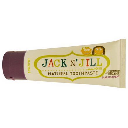 Jack n'Jill, Natural Toothpaste, with Certified Organic Blackcurrant 50g