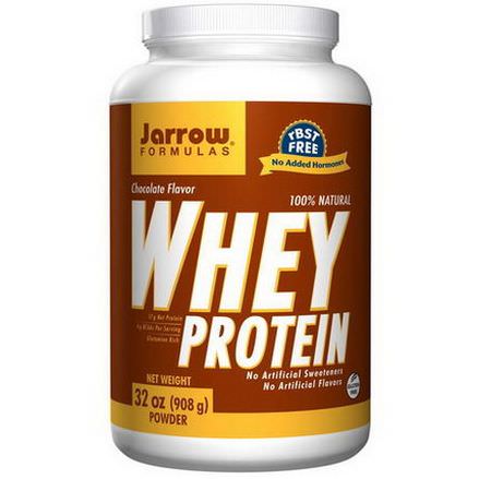 Jarrow Formulas, 100% Natural Whey Protein, Chocolate 908g Powder