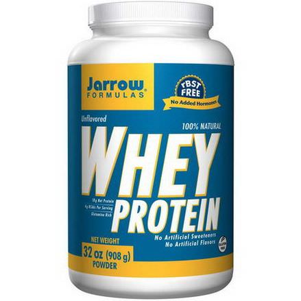 Jarrow Formulas, 100% Natural Whey Protein, Unflavored 908g