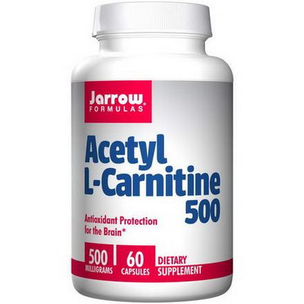 Jarrow Formulas, Acetyl L-Carnitine, 500mg, 60 Capsules