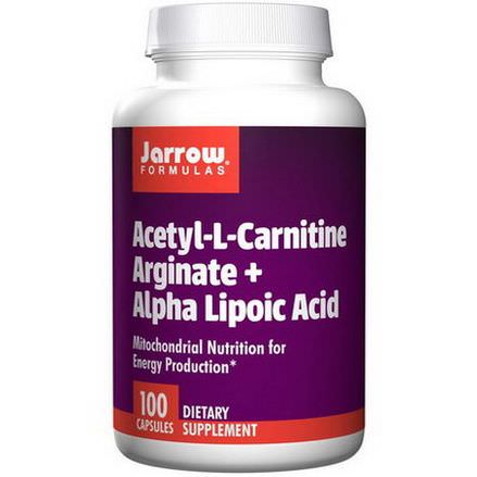 Jarrow Formulas, Acetyl L-Carnitine Arginate Alpha Lipoic Acid, 100 Capsules