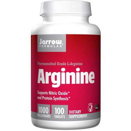Jarrow Formulas, Arginine, 1000mg, 100 Tablets