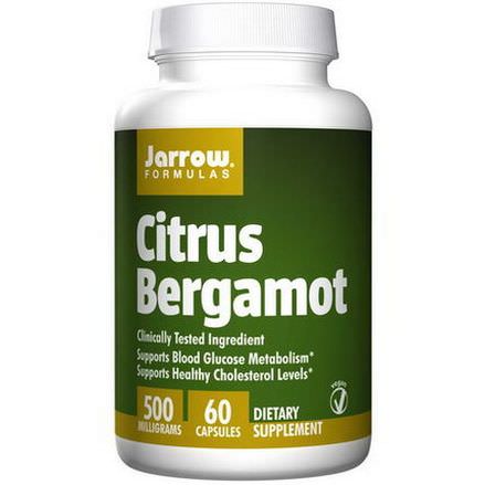 Jarrow Formulas, Citrus Bergamot, 500mg, 60 Veggie Caps