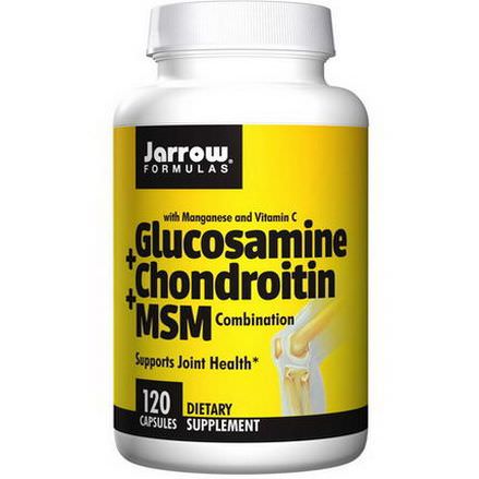 Jarrow Formulas, Glucosamine Chondroitin MSM Combination, 120 Capsules