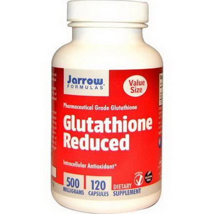 Jarrow Formulas, Glutathione Reduced, 500mg, 120 Capsules