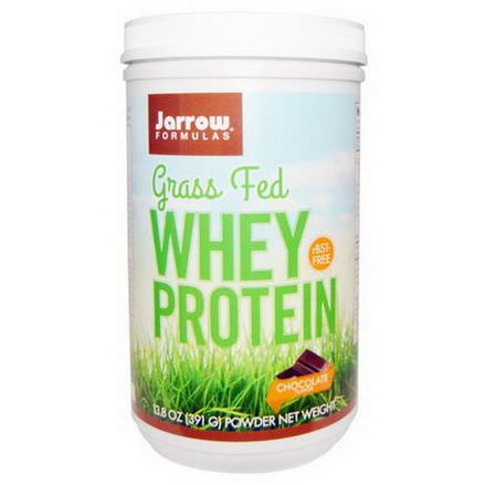 Jarrow Formulas, Grass Fed Whey Protein, Chocolate Flavor 391g