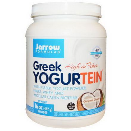Jarrow Formulas, Greek Yogurtein, Coconut Cream 462g