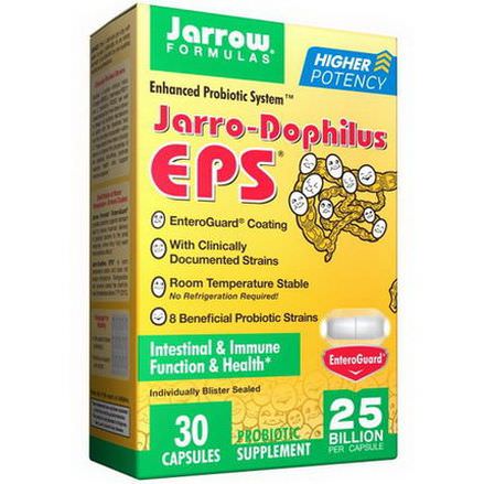 Jarrow Formulas, Jarro-Dophilus EPS, Enhanced Probiotic System, 30 Veggie Caps