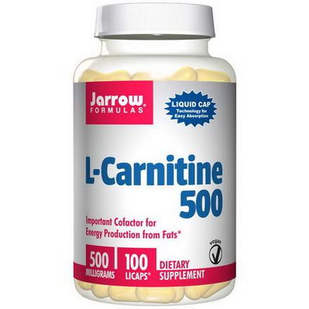 Jarrow Formulas, L-Carnitine, 500mg, 100 Licaps