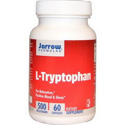 Jarrow Formulas, L-Tryptophan, 500mg, 60 Capsules