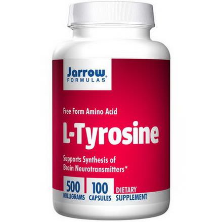 Jarrow Formulas, L-Tyrosine, 500mg, 100 Capsules