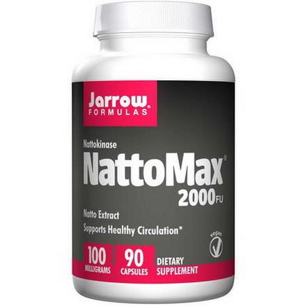 Jarrow Formulas, NattoMax 2000 FU, 100mg, 90 Veggie Caps