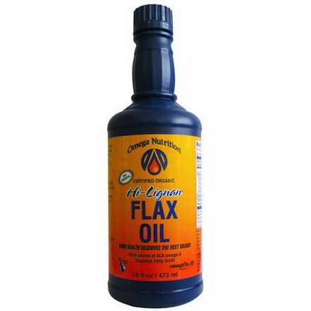 Jarrow Formulas, Omega Nutrition, Flax Oil, Hi-Lignan 473ml
