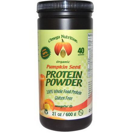 Jarrow Formulas, Organic Pumpkin Seed Protein Powder, Gluten Free 600g