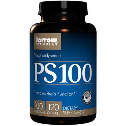 Jarrow Formulas, PS 100, Phosphatidylserine, 100mg, 120 Capsules