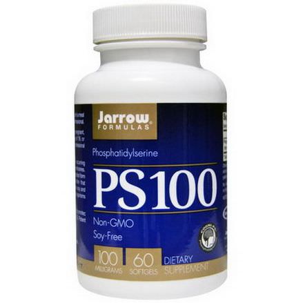 Jarrow Formulas, PS100, Phosphatidylserine, 100mg, 60 Softgels