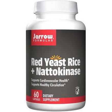 Jarrow Formulas, Red Yeast Rice Nattokinase, 60 Veggie Caps