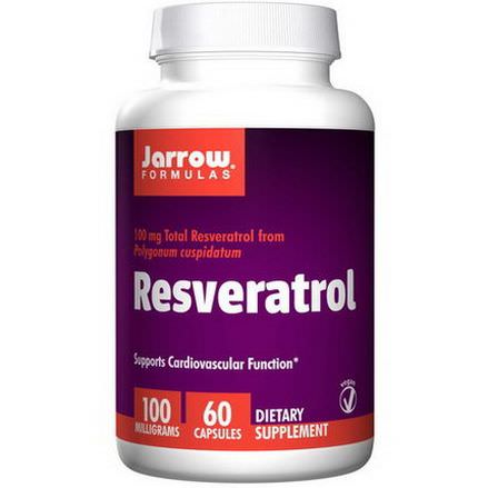 Jarrow Formulas, Resveratrol, 100mg, 60 Veggie Caps