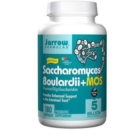 Jarrow Formulas, Saccharomyces Boulardii MOS, 180 Veggie Caps