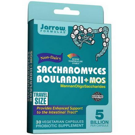 Jarrow Formulas, Saccharomyces Boulardii MOS, 30 Veggie Caps