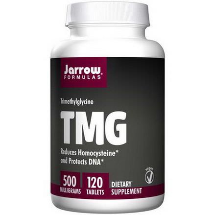Jarrow Formulas, TMG, Trimethylglycine, 500mg, 120 Tablets