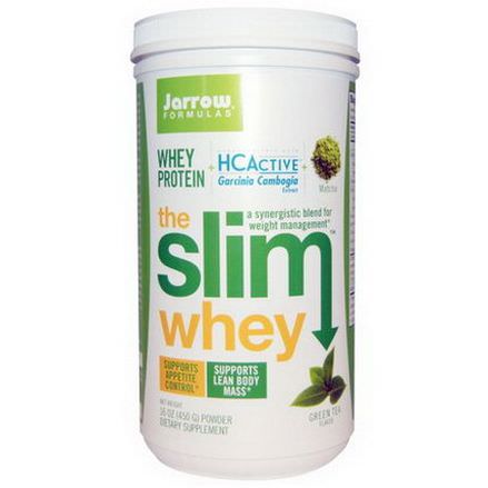 Jarrow Formulas, The Slim Whey, Green Tea Flavor 450g Powder