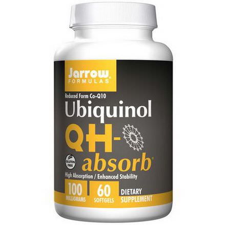 Jarrow Formulas, Ubiquinol QH-Absorb, 100mg, 60 Softgels