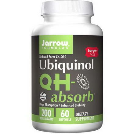 Jarrow Formulas, Ubiquinol QH-Absorb, 200mg, 60 Softgels