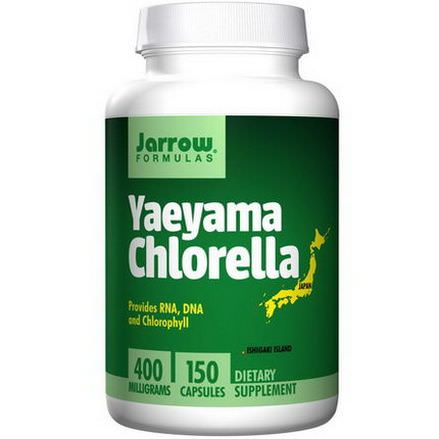 Jarrow Formulas, Yaeyama Chlorella, 400mg, 150 Capsules