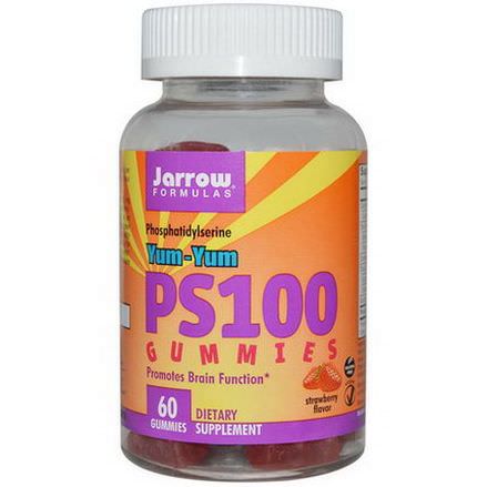 Jarrow Formulas, Yum-Yum PS100 Gummies, Strawberry Flavor, 60 Gummies