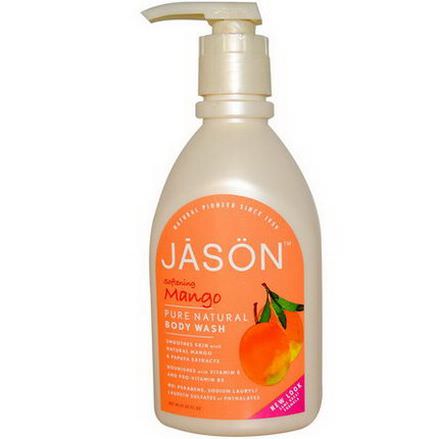 Jason Natural, Body Wash, Softening Mango 887ml