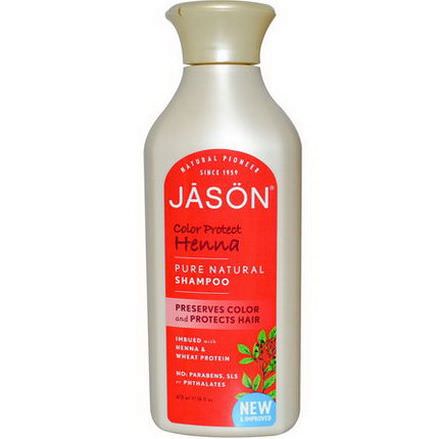 Jason Natural, Color Protect Henna Shampoo 473ml
