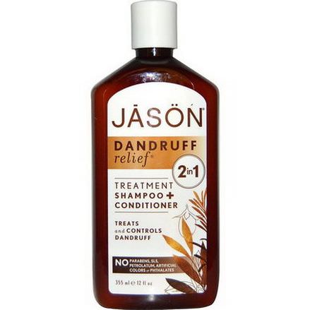 Jason Natural, Dandruff Relief, Shampoo Conditioner 355ml